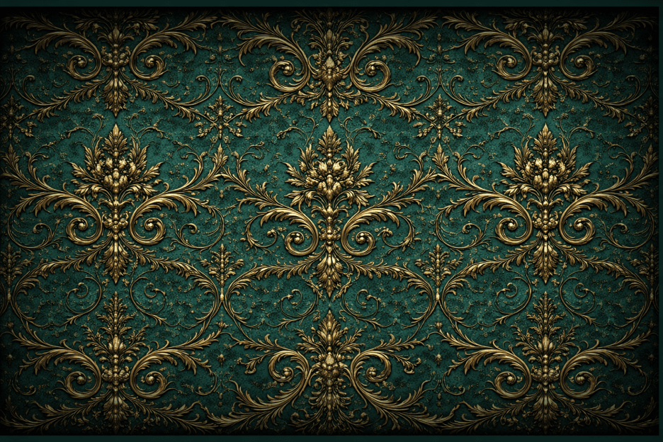 Gilded Flourish Tapestry