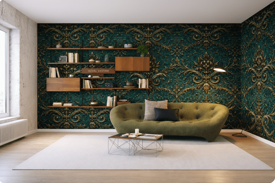 Gilded Flourish Tapestry