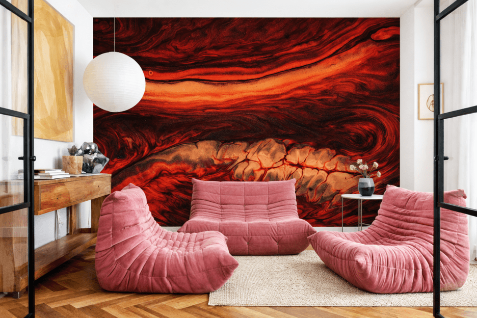 Crimson Kelp Swirl