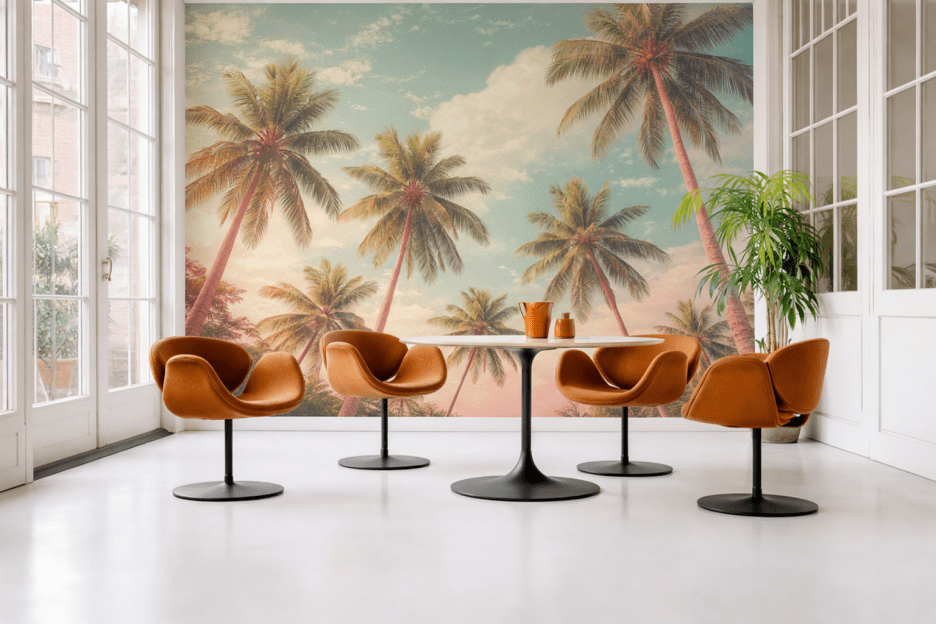 Palm Serenity Scene