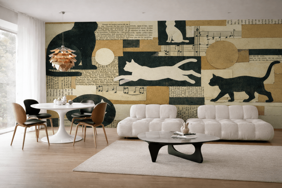 Feline Collage Study