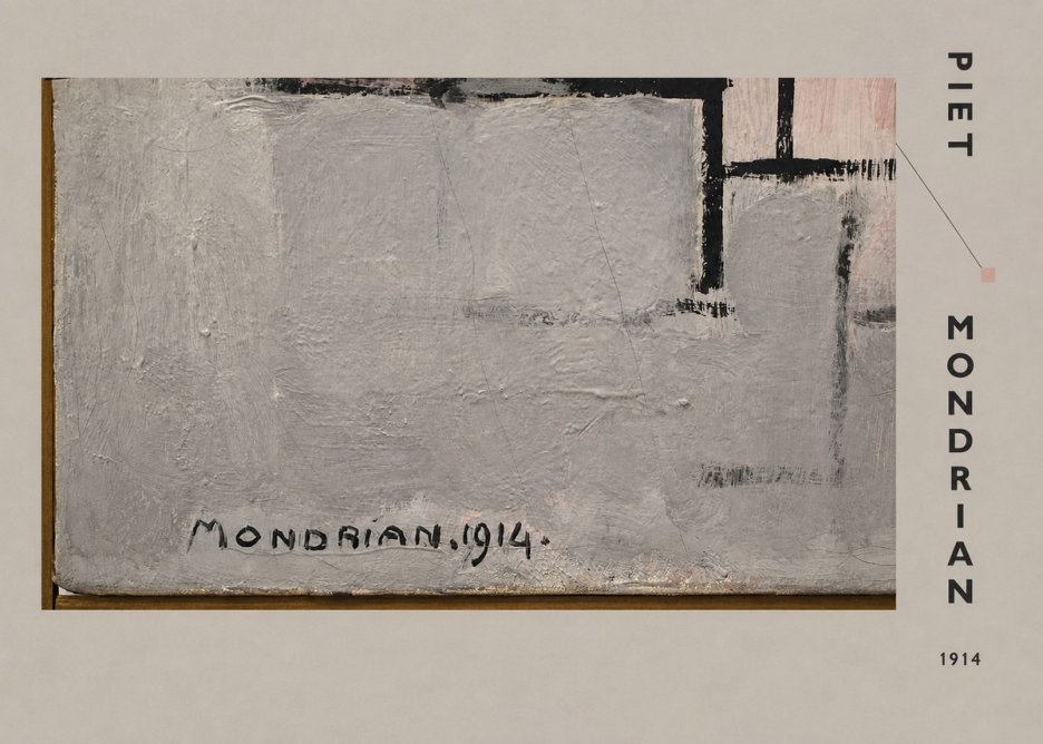 Piet Mondrian Composition 1914 No4 - Plakat