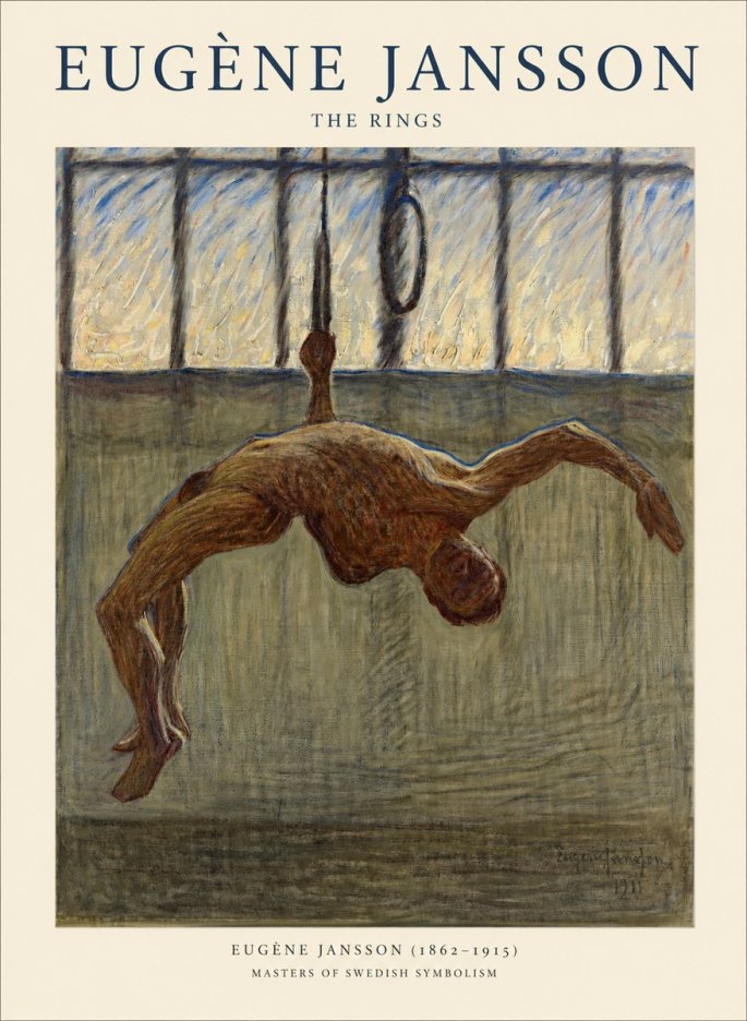 Eugène Jansson The Rings No1 - Plakat