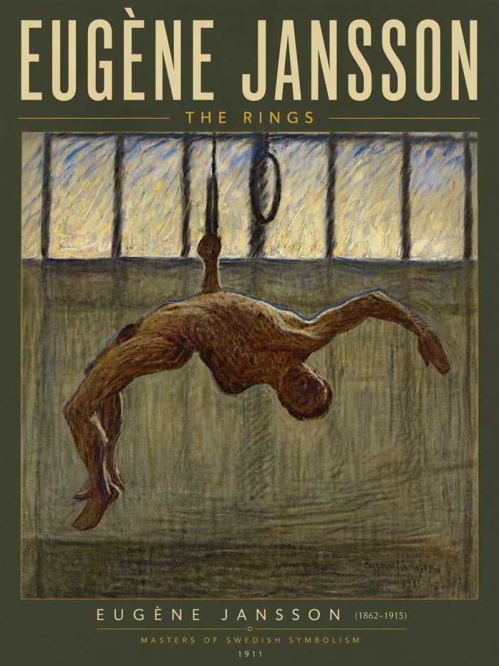 Eugène Jansson The Rings No5 - Plakat