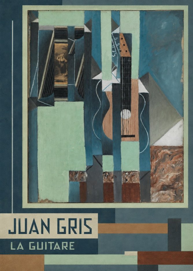 Juan Gris La Guitare No3 - Plakat