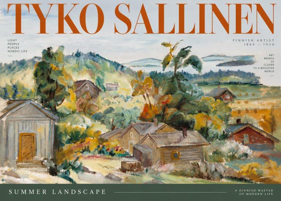 Tyko Sallinen Summer Landscape No2 - Plakat