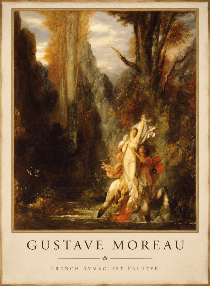 Gustave Moreau Jupiter and Semele I No1 - Plakat