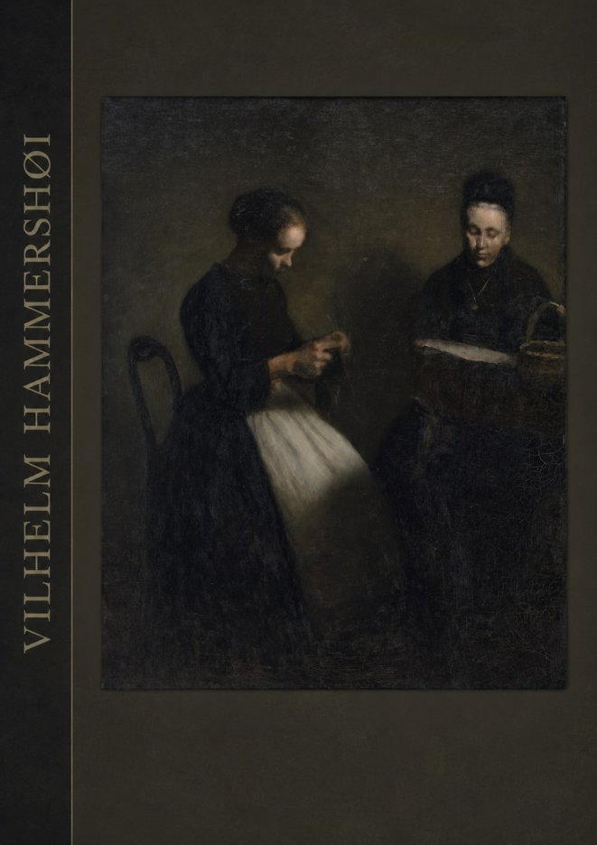Vilhelm Hammershøi Two Women Knitting No2 - Plakat