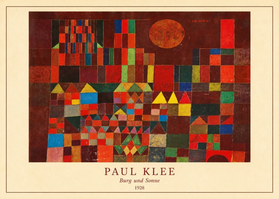 Paul Klee Burg Und Sonne No4 - Plakat