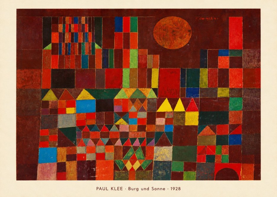 Paul Klee Burg Und Sonne No5 - Plakat