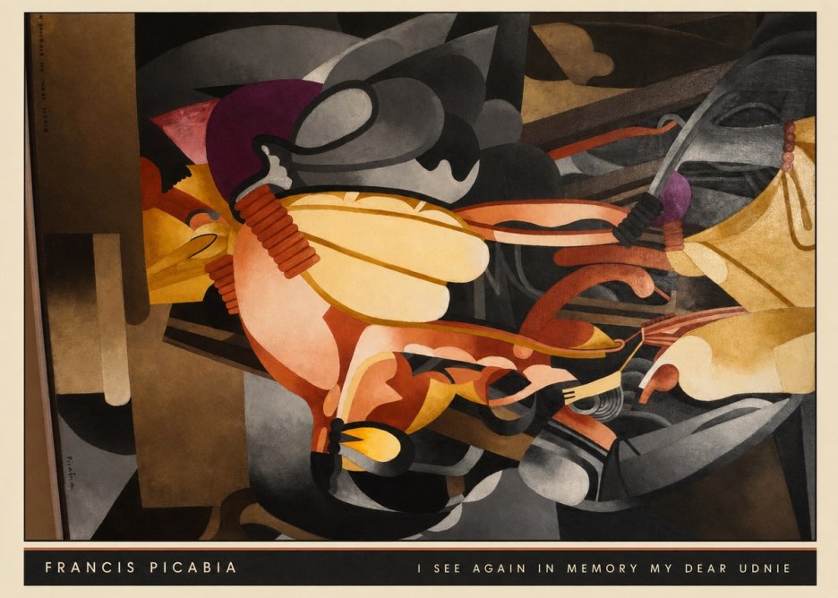 Francis Picabia Mechanical Interplay No6 - Plakat
