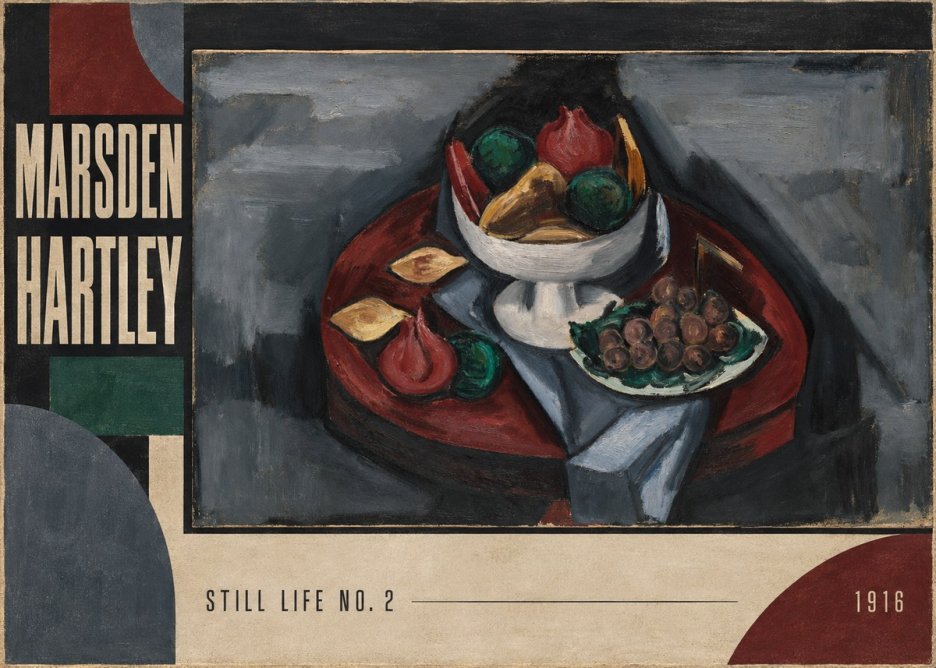 Marsden Hartley Still Life No. 2 No2 - Plakat