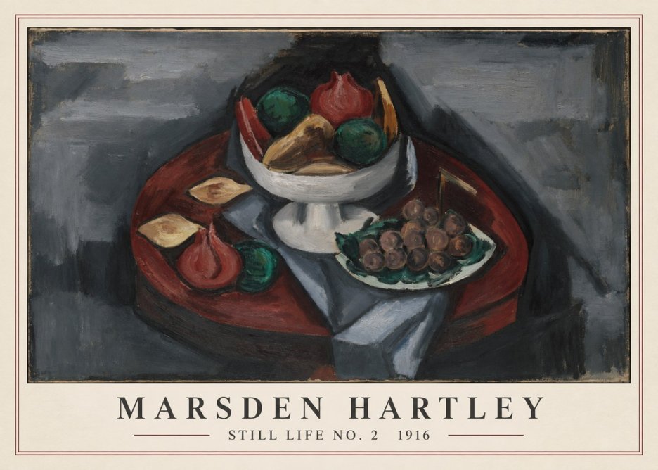 Marsden Hartley Still Life No. 2 No3 - Plakat