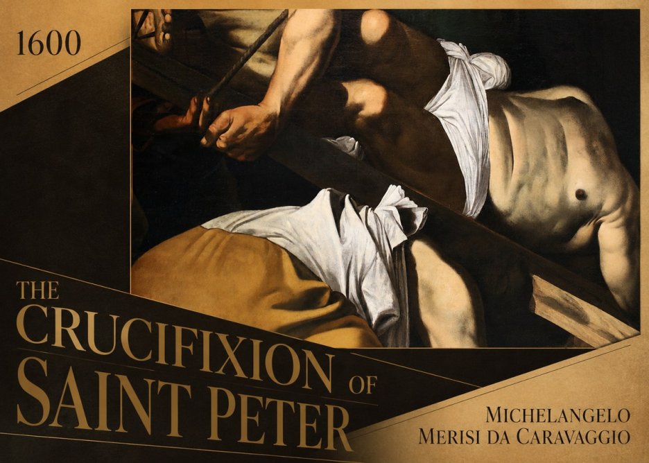 Michelangelo Merisi da Caravaggio The Crucifixion of Saint Peter I No3 - Plakat