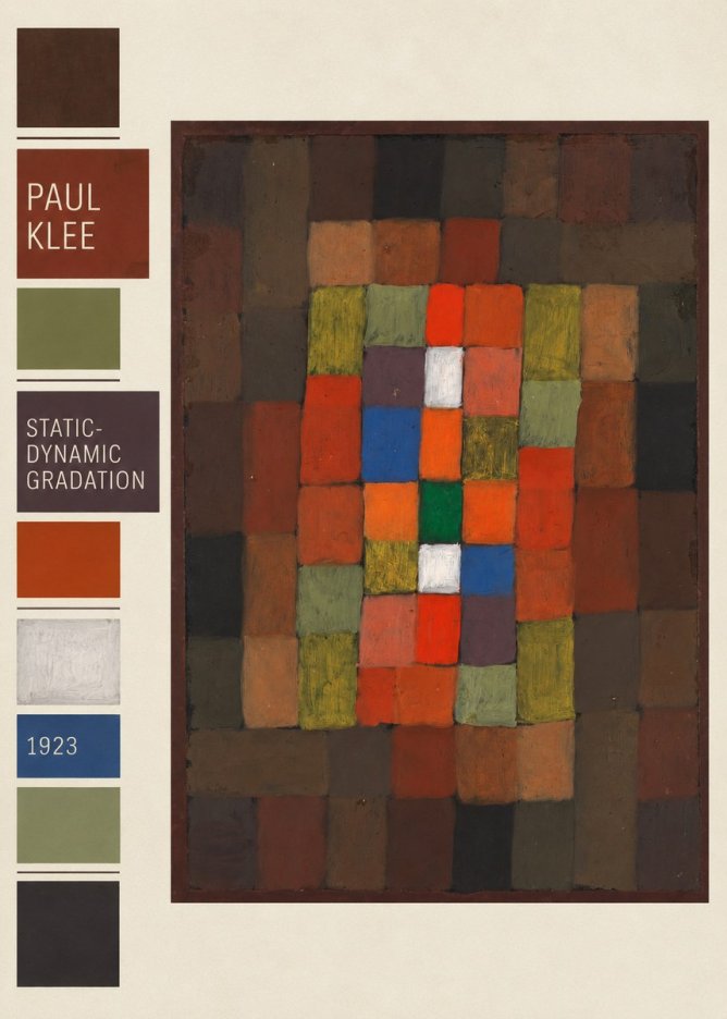 Paul Klee Static-dynamic Gradation No2 - Plakat