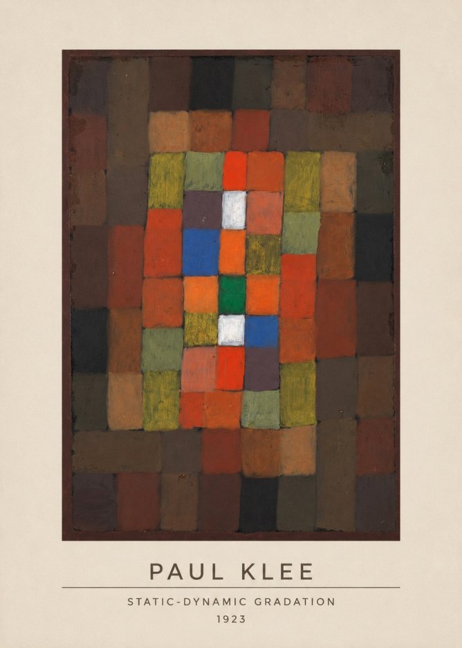 Paul Klee Static-dynamic Gradation No3 - Plakat