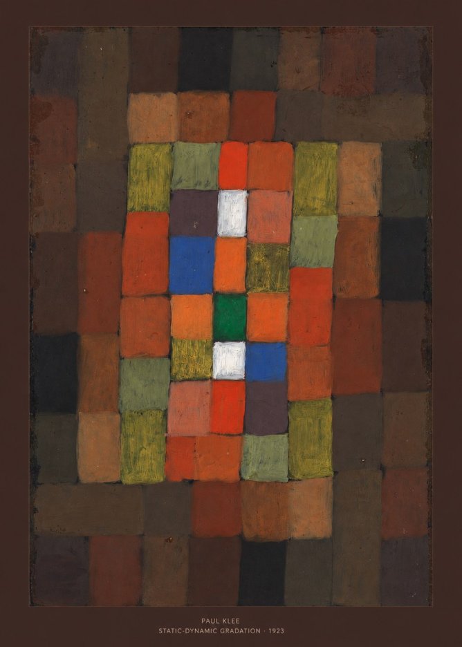 Paul Klee Static-dynamic Gradation No6 - Plakat