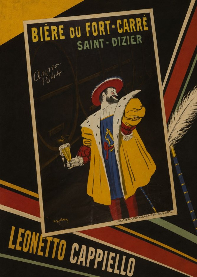 Leonetto Cappiello Bière Du Fort-carré Saint-dizier No4 - Plakat