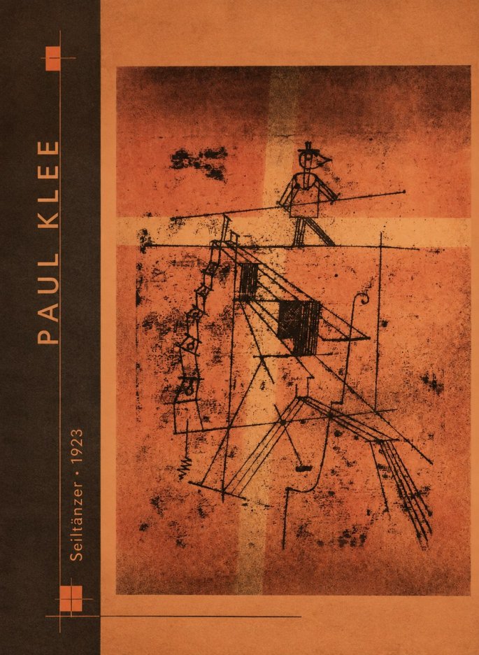 Paul Klee Seiltänzer I No2 - Plakat