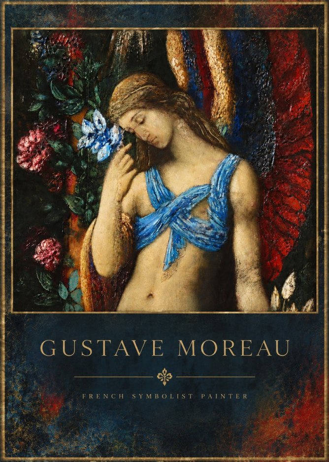 Gustave Moreau The Angel of Death No4 - Plakat
