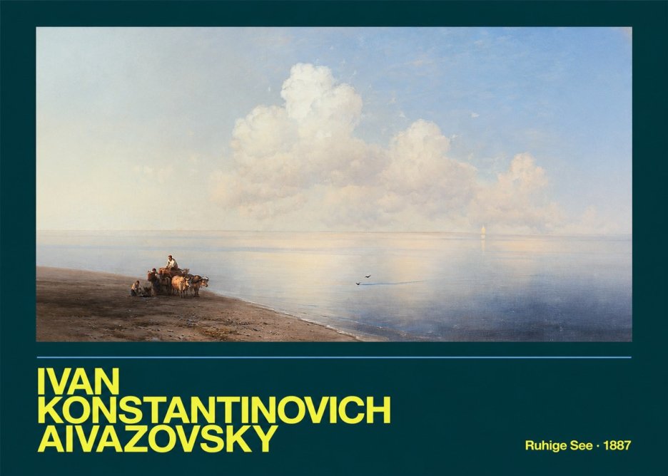 Ivan Konstantinovich Aivazovsky Ruhige See No4 - Plakat