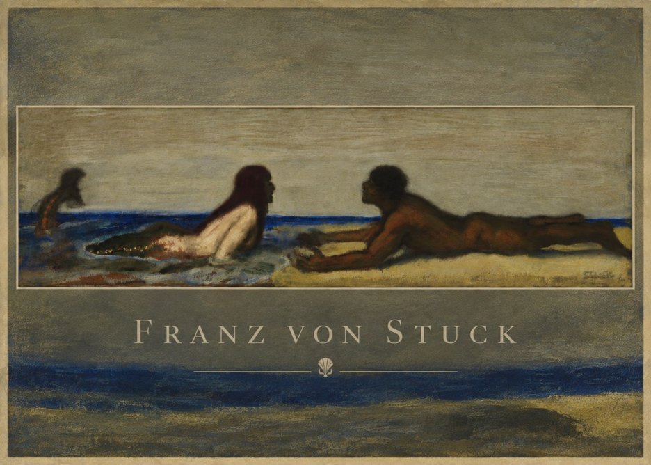Franz von Stuck Mermaids No5 - Plakat