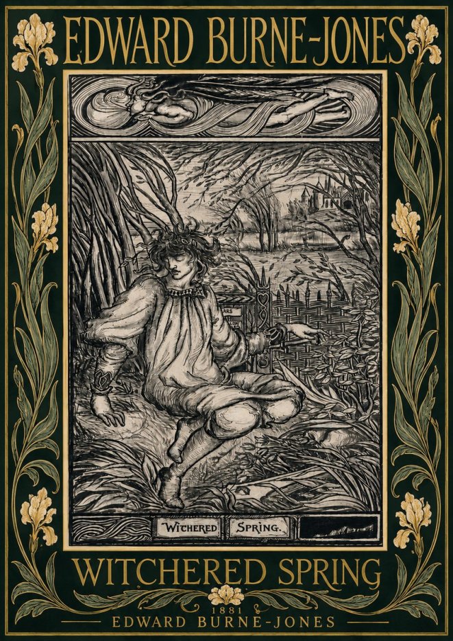 Edward Burne-Jones Withered Spring No6 - Plakat