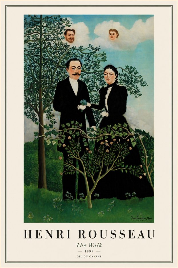 Rousseau The Walk No5 - Plakat
