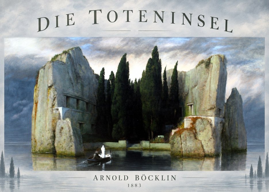 Arnold Böcklin Die Toteninsel I No5 - Plakat