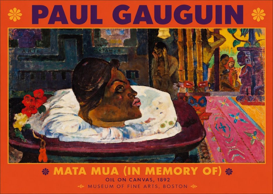 Paul Gauguin Mata Mua (in Memory Of) No4 - Plakat