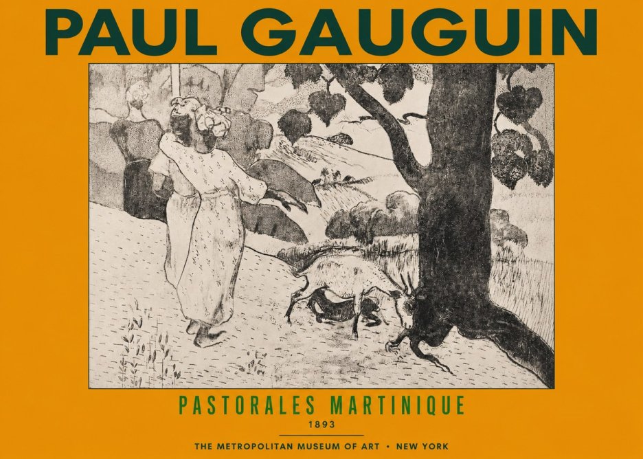 Paul Gauguin Pastorales Martinique No2 - Plakat
