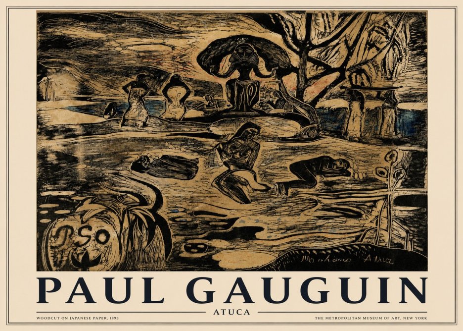 Paul Gauguin Atuca No1 - Plakat