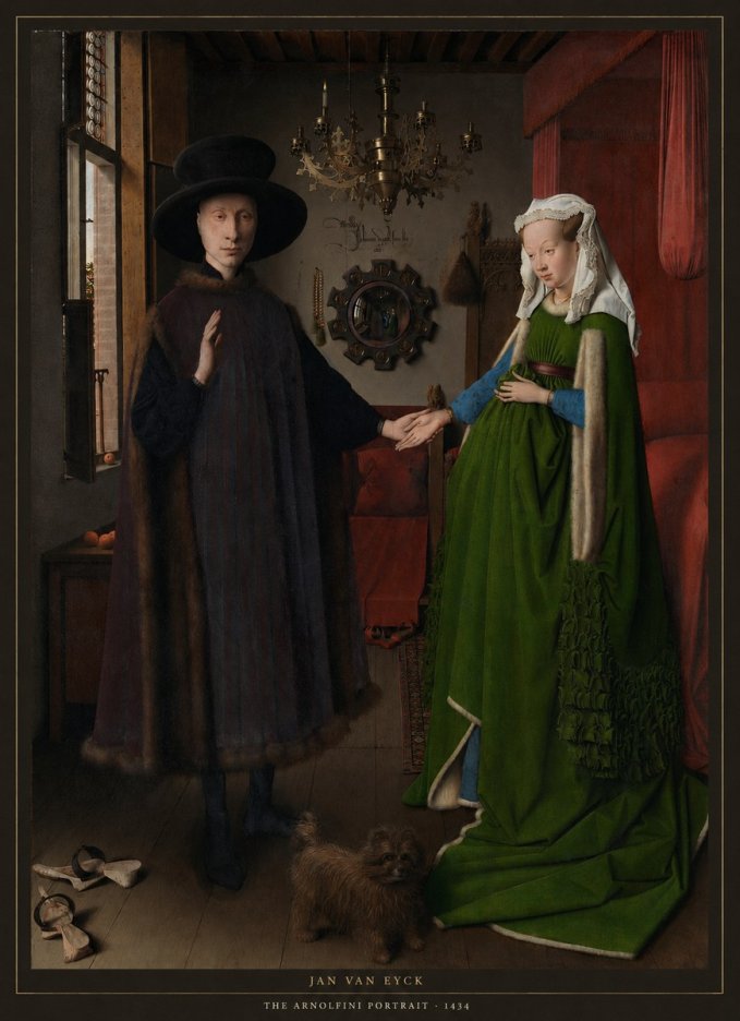 Jan van Eyck The Arnolfini Portrait I No6 - Plakat