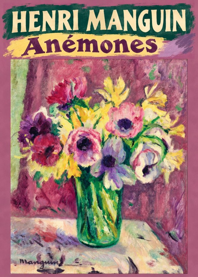 Henri Manguin Anémones No4 - Plakat