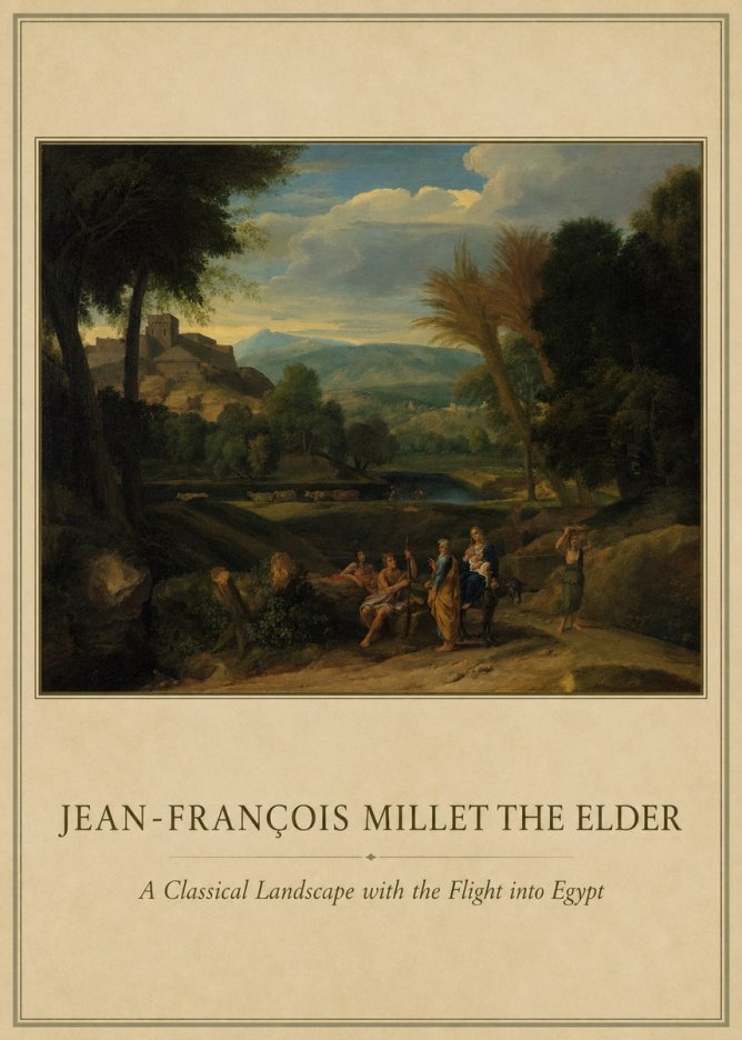 Jean-François Millet A Classical Landscape with the Flight into Egypt No1 - Plakat