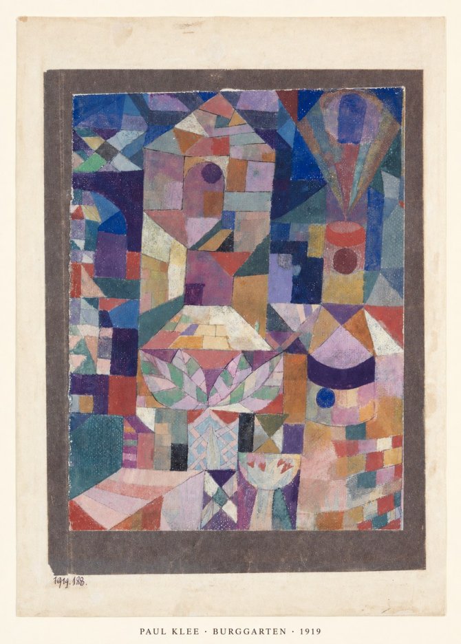 Paul Klee Burggarten No6 - Plakat