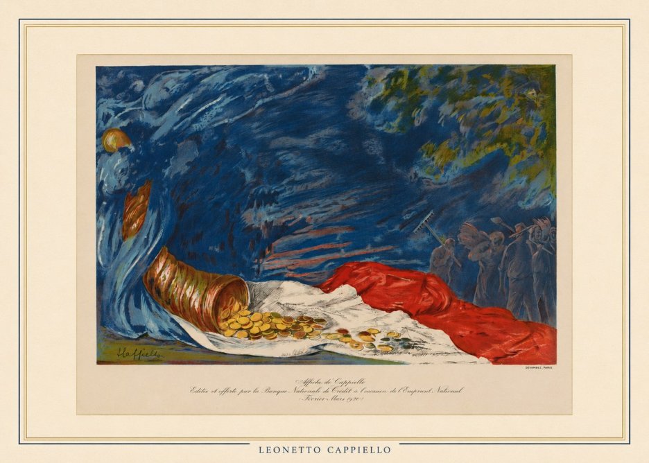Leonetto Cappiello Emprunt National No4 - Plakat