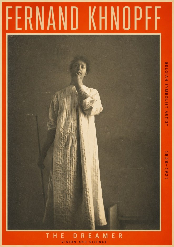 Fernand Khnopff The Dreamer No2 - Plakat