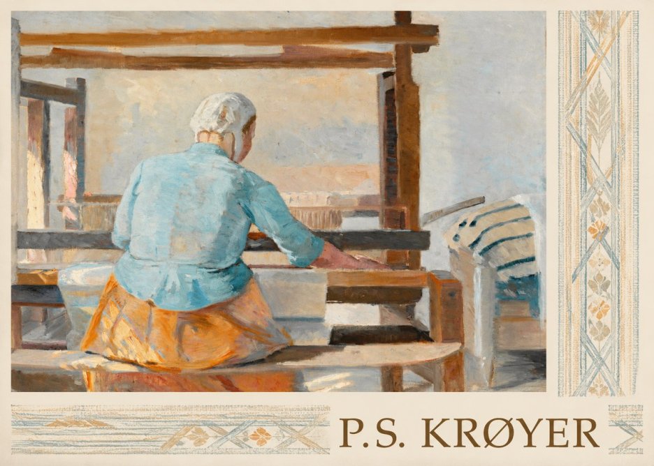 P.S. Krøyer A Weaver No3 - Plakat
