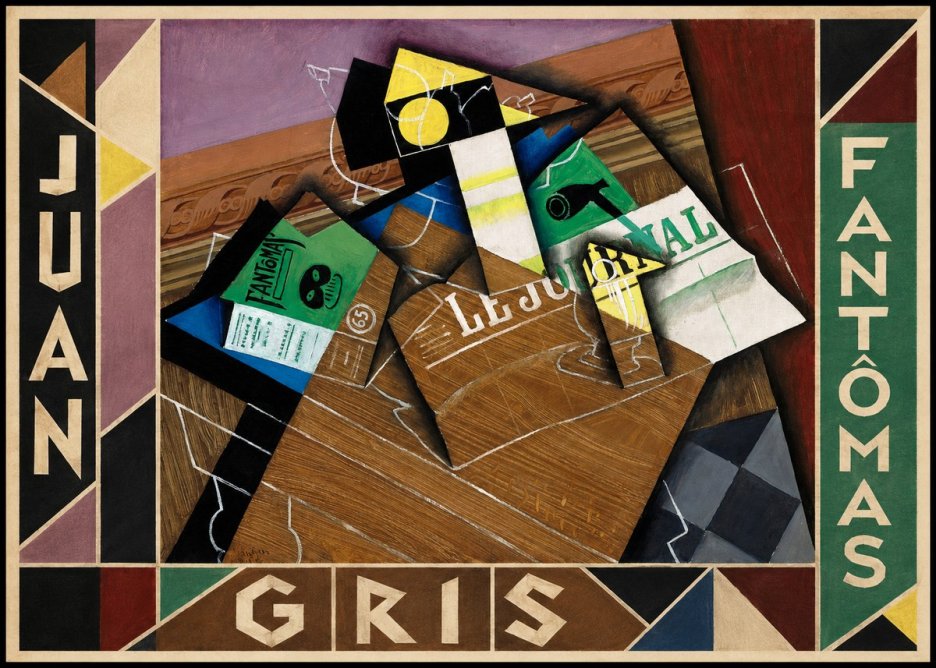 Juan Gris Fantômas I No1 - Plakat