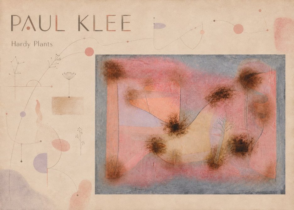 Paul Klee Hardy Plants I No4 - Plakat