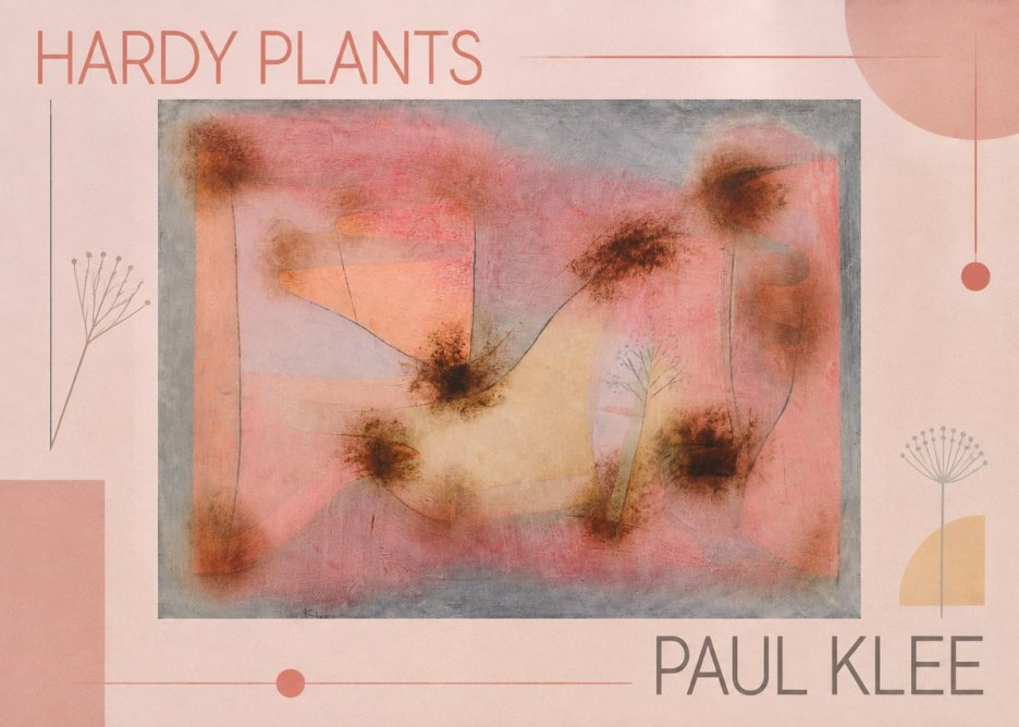 Paul Klee Hardy Plants I No6 - Plakat
