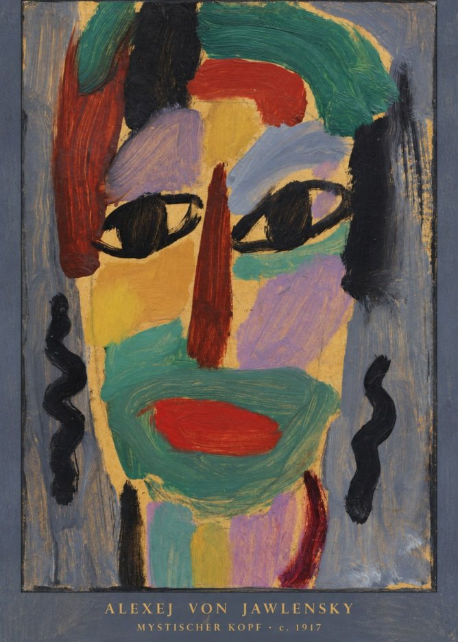 Alexej von Jawlensky Mystischer Kopf No6 - Plakat