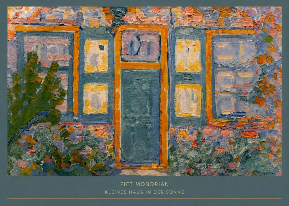 Piet Mondrian Kleines Haus in Der Sonne II No6 - Plakat