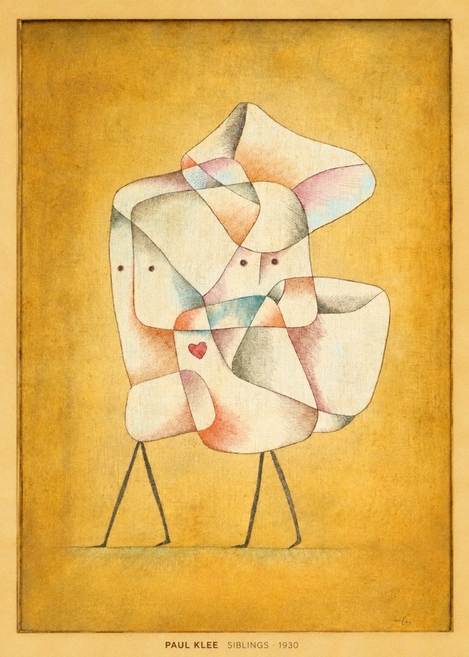 Paul Klee Siblings No5 - Plakat