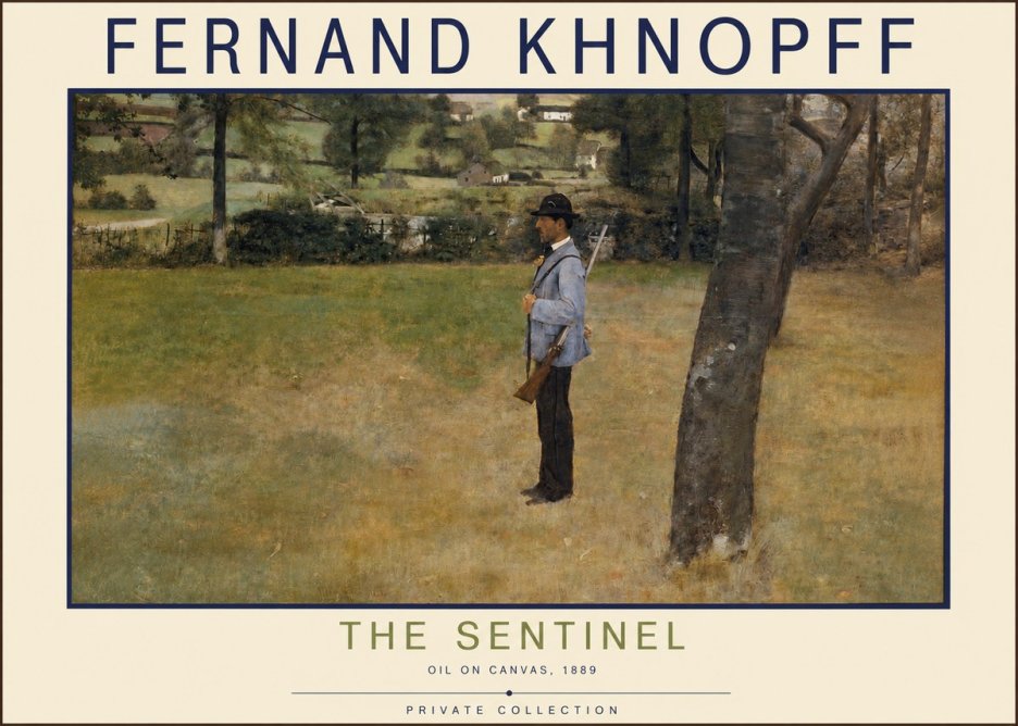 Fernand Khnopff The Hunter No6 - Plakat