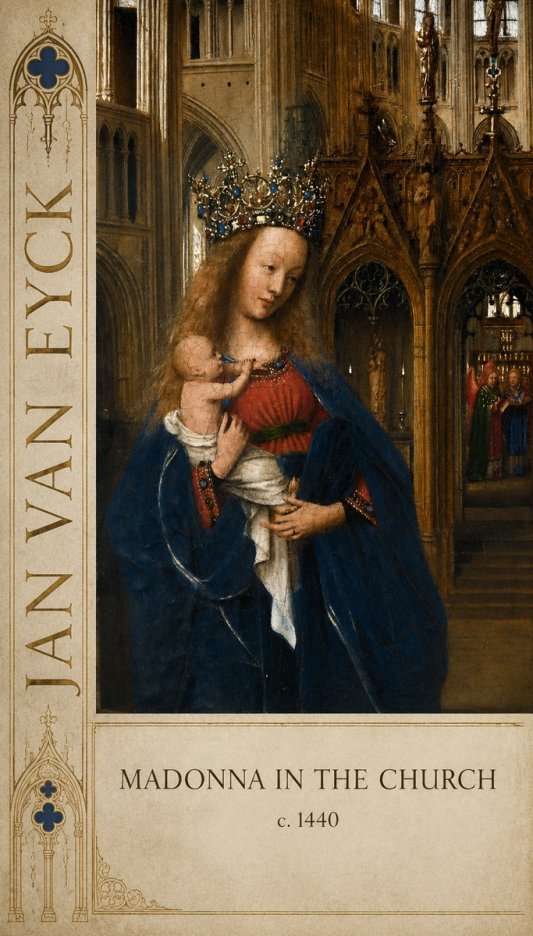 Jan van Eyck Madonna in the Church I No3 - Plakat