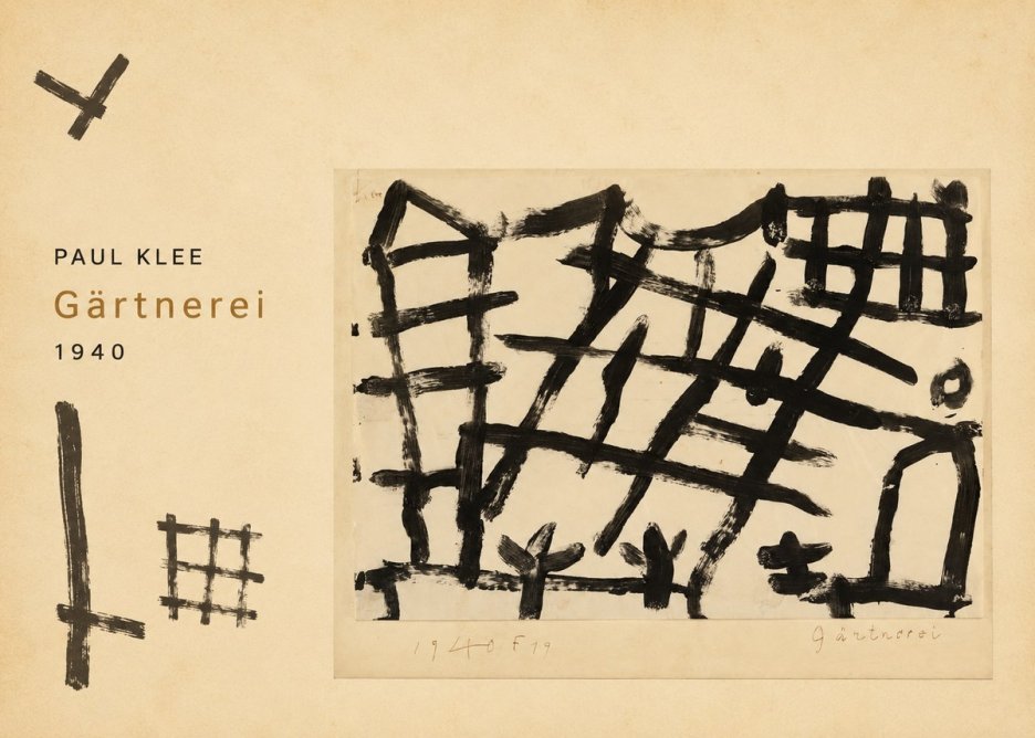 Paul Klee Gärtnerei No2 - Plakat