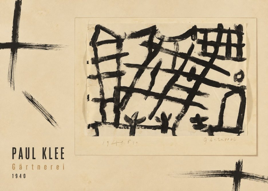 Paul Klee Gärtnerei No5 - Plakat