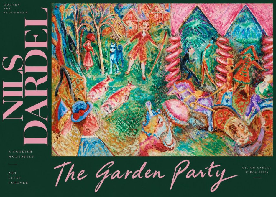 Nils Dardel The Garden Party No4 - Plakat